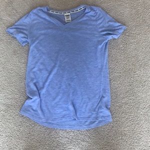 Purple v neck shirt